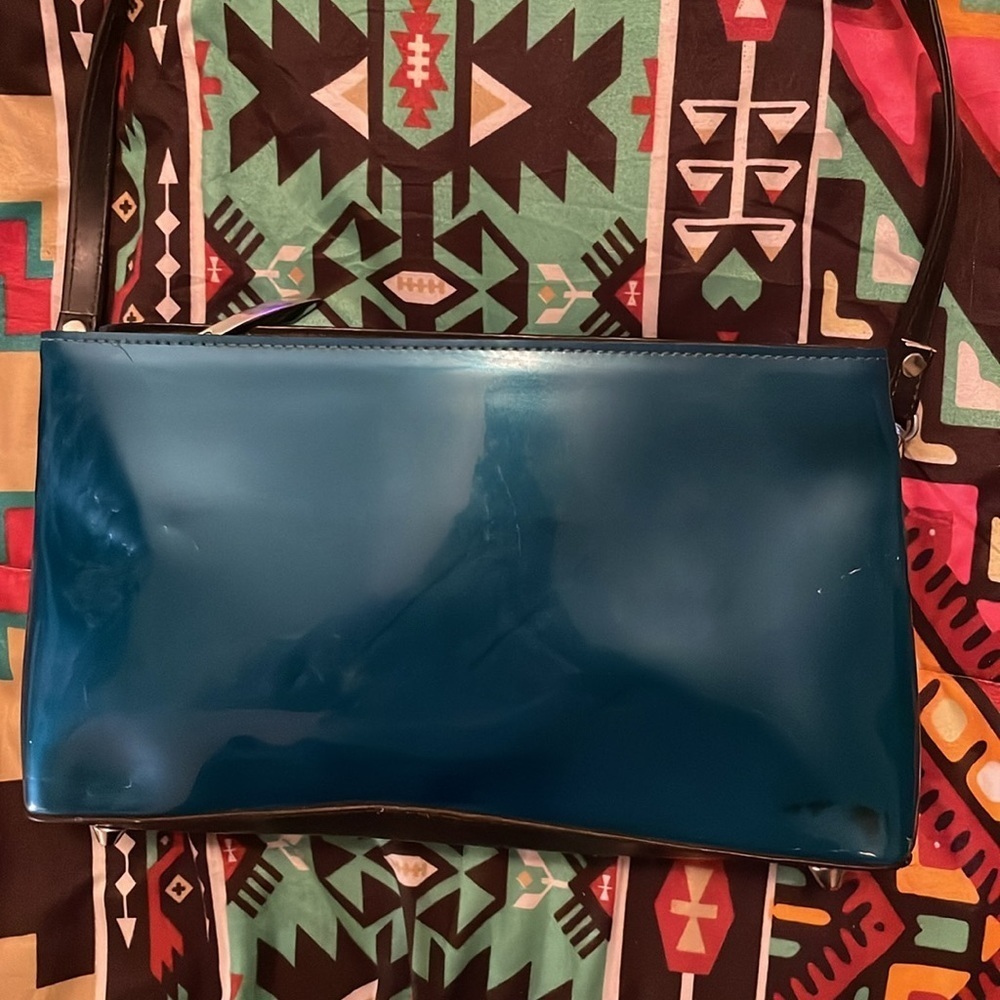Beijo teal shoulder bag​​ - Picture 2 of 5
